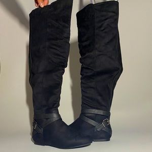 JustFab High Rise Heels (Black)